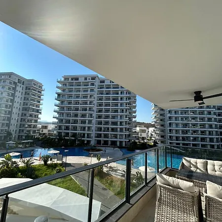 Pool And Sea View 1 Bed Spacious * Derínia